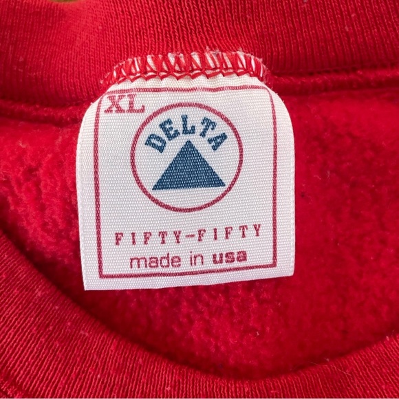 Vintage Christmas Crewneck Sweatshirt Creepy Santa Better Watch Out Unisex USA - Picture 5 of 9